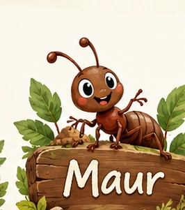 Mauravdelingens illustrerte logo